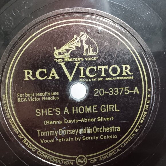 Tommy Dorsey & His Orchestra - 3 Shellac 78RPM Record Bundle - Circa 1940's - Picture 4 of 7